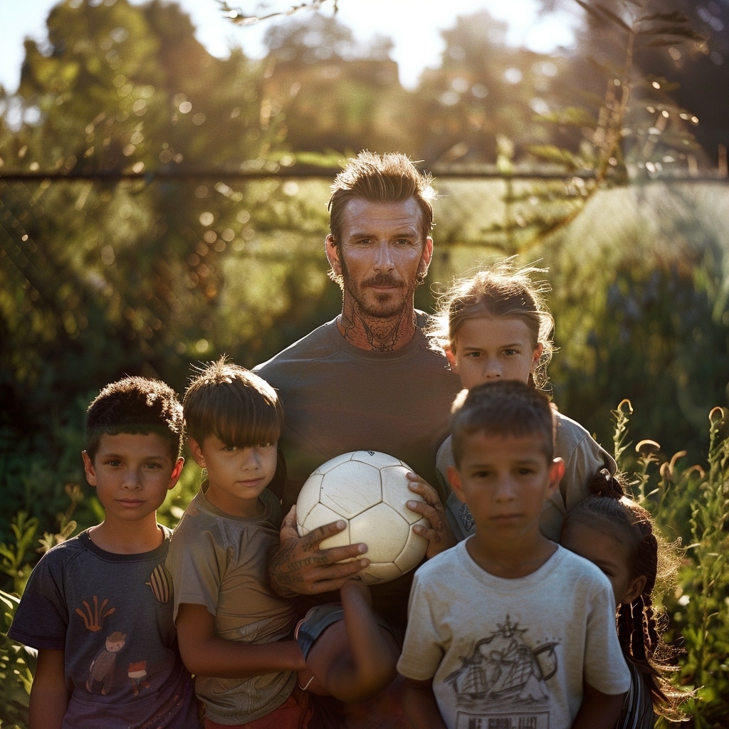 David Beckham Enfants : Buts et biberons – la famille Beckham sous les projecteurs !