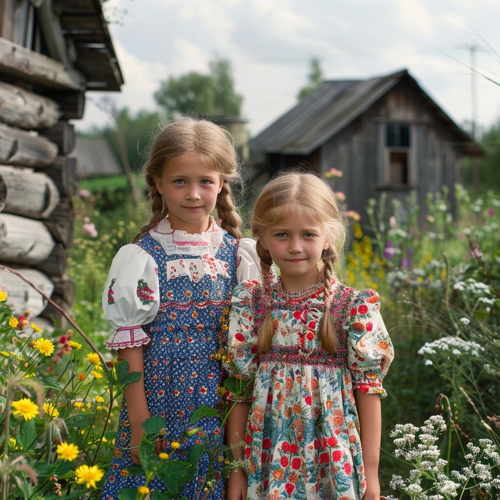 Les enfants connus : Maria et Ekaterina