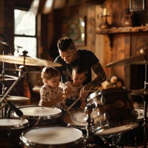 Travis Barker Enfants : Batterie et éducation – les rythmes d’une famille rock !